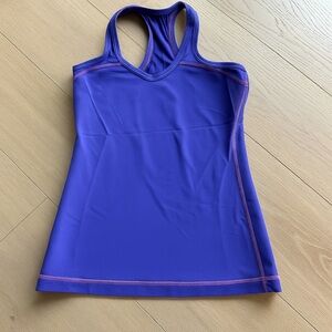 Lululemon Purple Mesh Racerback Tank